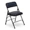 Atlas Commercial Products Triple-Braced Vinyl Padded Metal Folding Chair, Navy Blue MFC22NVVYL - alternate 7